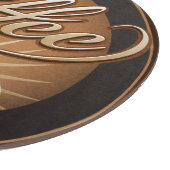 優れたコーヒーおよびコーヒーカップ カッティングボード (角)