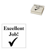 優れたジョブのチェックマーク ラバースタンプ (押印)