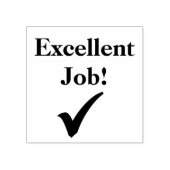 優れたジョブのチェックマーク ラバースタンプ (インプリント)