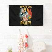 優れたフクロウパーティー影の中で我々が行うクラシックこと 横断幕 (インサイチュ)