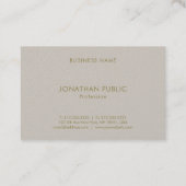 優れたモダンでエレガントな色のシンプルのテンプレート 名刺 (裏面)