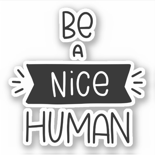 優れた人間である シール (正面)