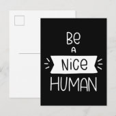 優れた人間である ポストカード (正面/裏面)