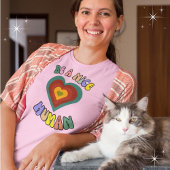 優れた人間のBOHOハートグラフィック Tシャツ