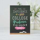 優れた大学教授の影響 サンキューカード (スタンド正面)