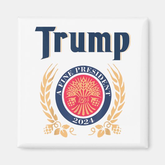 優れた大統領 トランプ 2024 マグネット (正面)