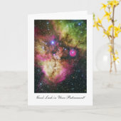 優れた子供部屋-退職後の幸運を祈る カード (黄色い花)