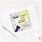 優れた家庭に光を当て気にる – 紹介 スクエアシール (封筒)