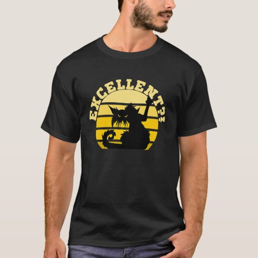 優れた怒猫 Tシャツ (正面)
