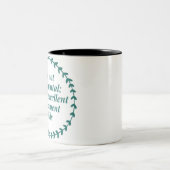 優れた査定の技術の社会事業のユーモアのマグ ツートーンマグカップ (中央)