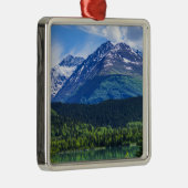 優れた正方形のオーナメント メタルオーナメント (右)