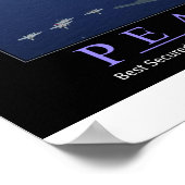 優れた火力による平和 ポスター (角)