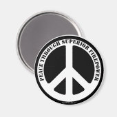 優れた火力による平和 マグネット (正面/裏面)