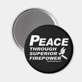 優れた火力磁石による平和 マグネット (正面/裏面)