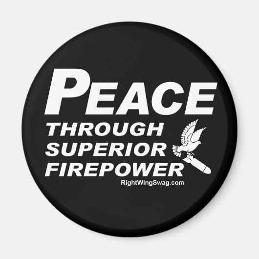 優れた火力磁石による平和 マグネット (正面)