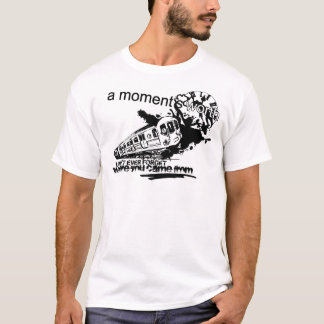 優れた白T -列車のロゴ Tシャツ