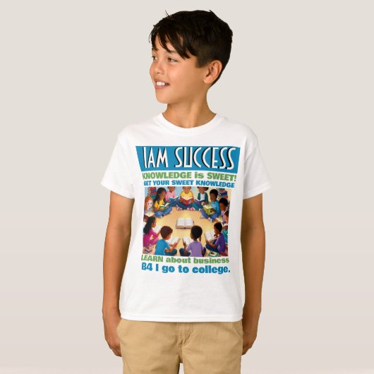 優れた知識 Tシャツ (正面フル)