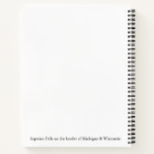 優れた秋ノートブック ノートブック (裏面)