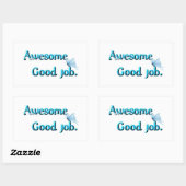 優れた素晴らしジョブのシール 長方形シール (シート)