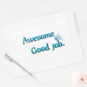 優れた素晴らしジョブのシール 長方形シール (封筒)