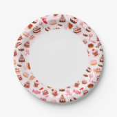 優れた背景 ペーパープレート (正面)