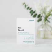 優れた読プロフェッショナル名刺 名刺 (スタンド正面)