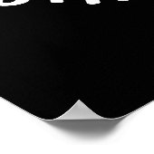 優れた頭脳は同じように臭う 面白い脳パンプロッ ク ダークBG ポスター (角)