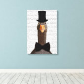 優れた鵞鳥 キャンバスプリント (インサイチュ (ウッドフロア))