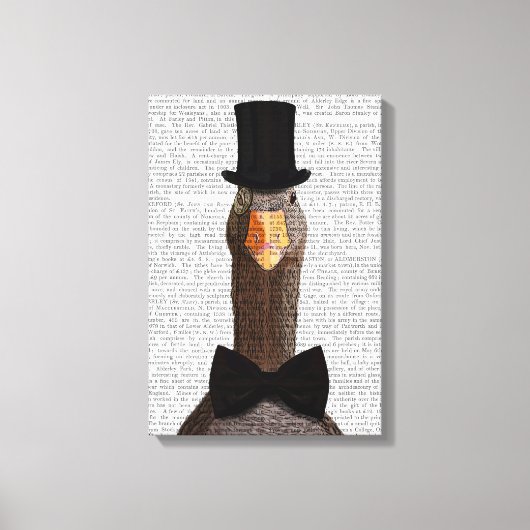 優れた鵞鳥 キャンバスプリント (正面)