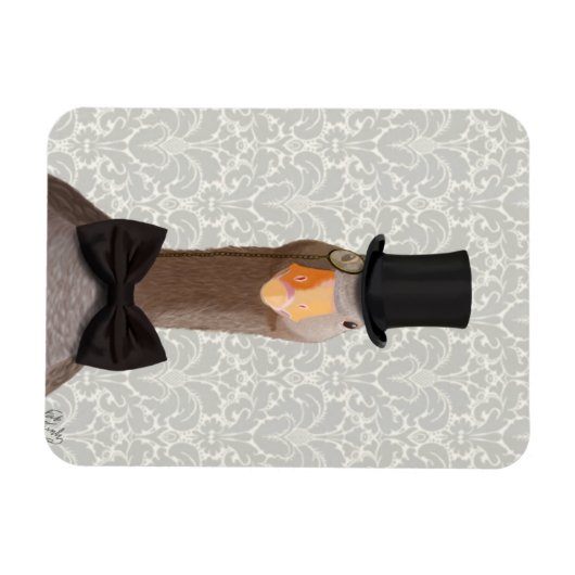 優れた鵞鳥 マグネット (横)