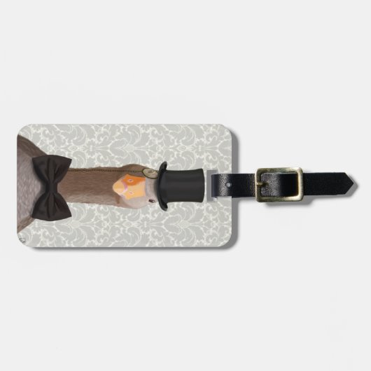 優れた鵞鳥 ラゲッジタグ (正面横)