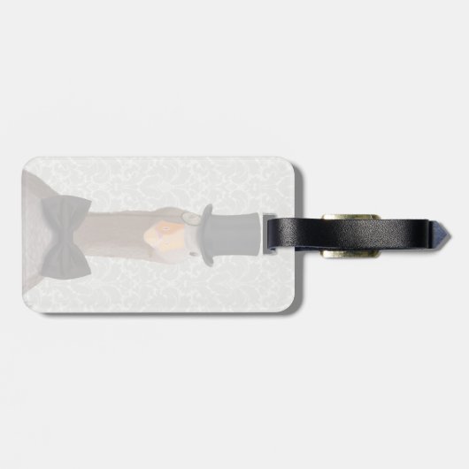 優れた鵞鳥 ラゲッジタグ (裏面横)