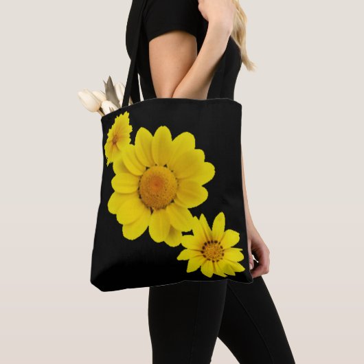 優れた黄色 トートバッグ (クローズアップ)