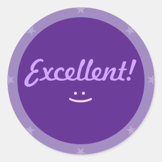 優れた1 -先生ステッカーシリーズ ラウンドシール (正面)