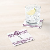 優れた3.5インチx 2.5インチ名刺 スクエアペーパーコースター (インサイチュ)