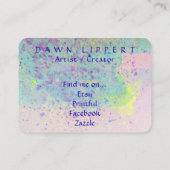 優れた3.5インチx 2.5インチ名刺 名刺 (裏面)