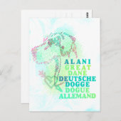 優れたDaneグラフィックス ポストカード (正面/裏面)