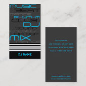 優れたDJの名刺 名刺 (正面/裏面)