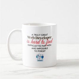 優れたWeb開発者への特別な名前のギフト コーヒーマグカップ