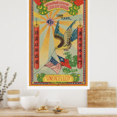 優れていない(ヴィンテージ中国の爆竹) ポスター (キッチン)