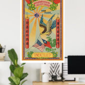 優れていない(ヴィンテージ中国の爆竹) ポスター (ホームオフィス)