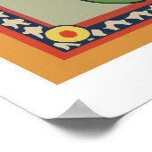 優れていない(ヴィンテージ中国の爆竹) ポスター (角)