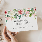 優エレガントしいフローラはゲームカードの数を推測 名刺