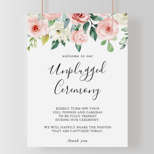 優エレガントしいフローラを抜き取った式サイン ポスター