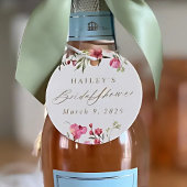 優エレガントしいフローラ春の結婚式ブライダルシャワー フェイバータグ