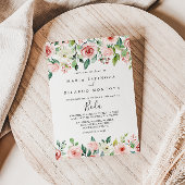 優エレガントしい秋のフローラスペインの結婚の 招待状