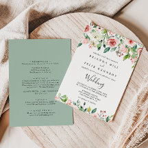 優エレガントしい秋のフローラフロント&バック結婚