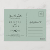 優エレガントしい秋のフローラ保存日 ポストカード (裏面)