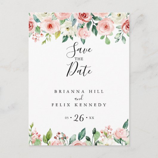 優エレガントしい秋のフローラ保存日 ポストカード (正面)