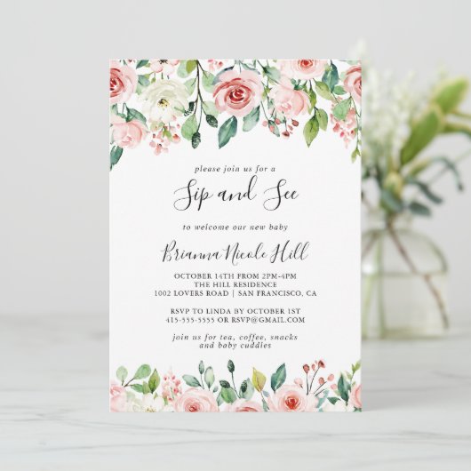 優エレガントしい秋のフローラsipと参照 招待状 (スタンド正面)